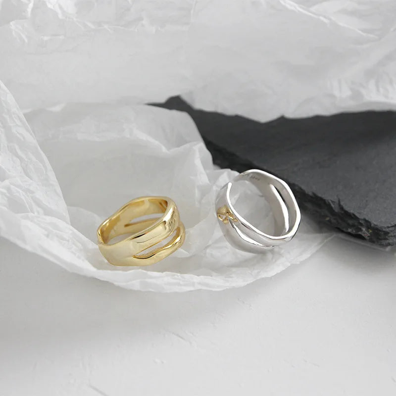 Twist Two Circle Ring