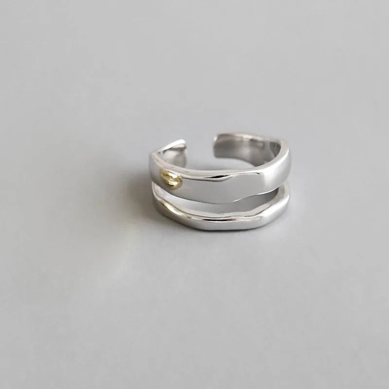 Twist Two Circle Ring