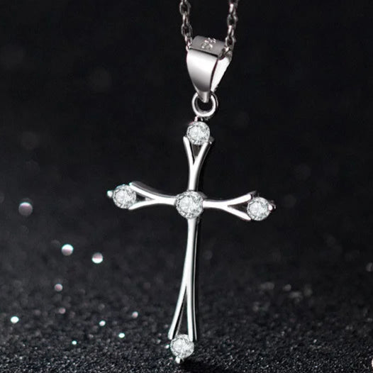 Silver Cross Necklace