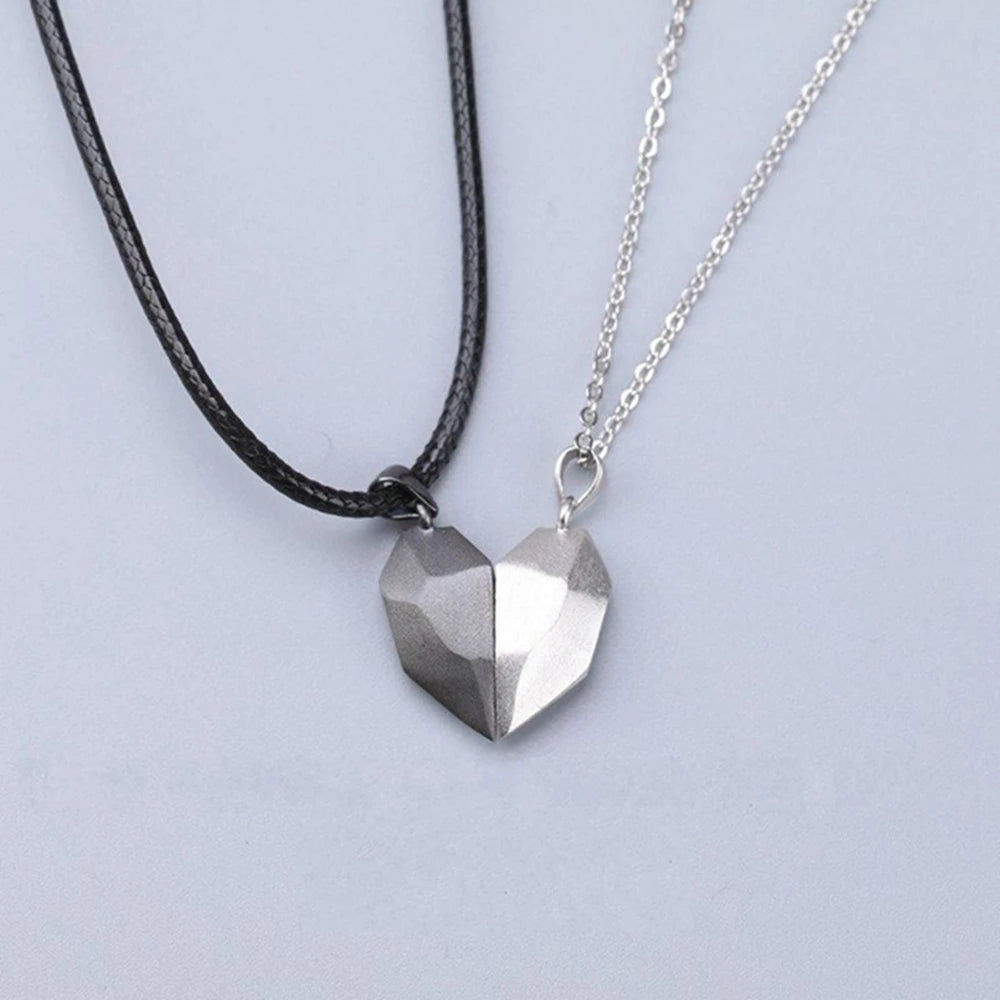 Heart Couple Pendant Necklace