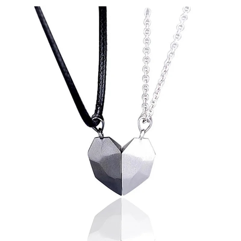 Heart Couple Pendant Necklace