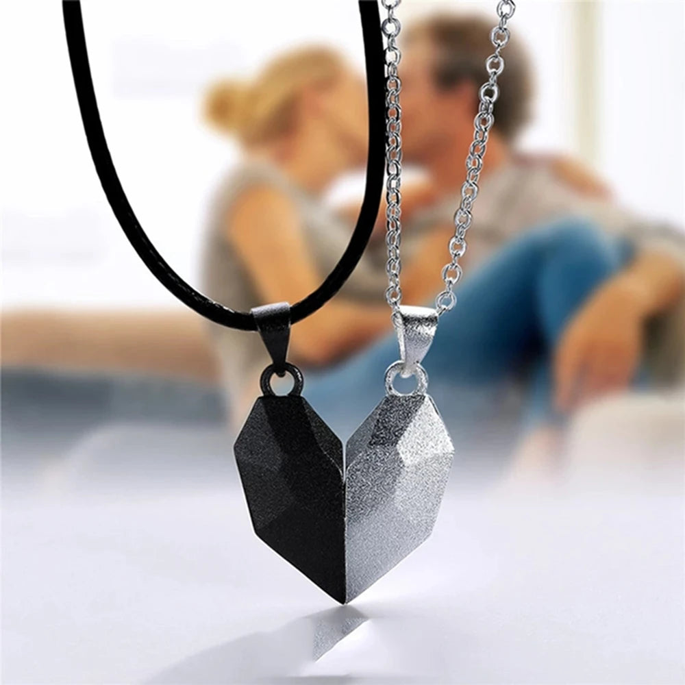 Heart Couple Pendant Necklace