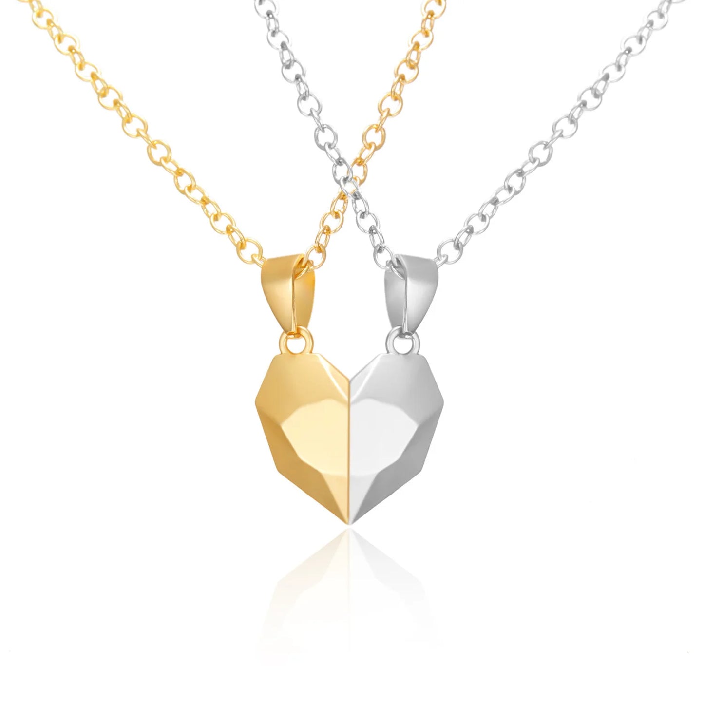 Heart Couple Pendant Necklace