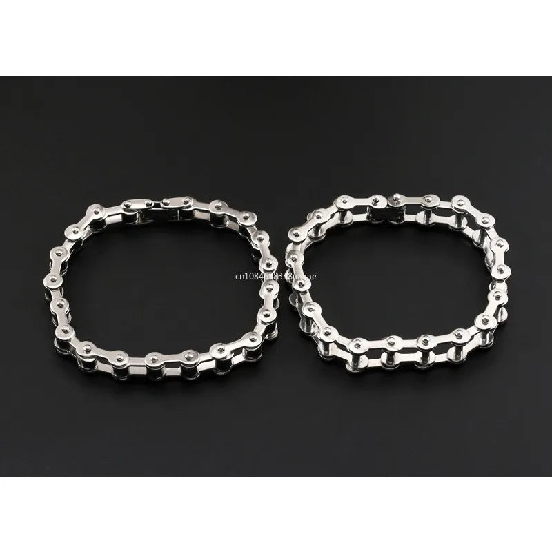 Stainless Steel Biker Chain Bracelet