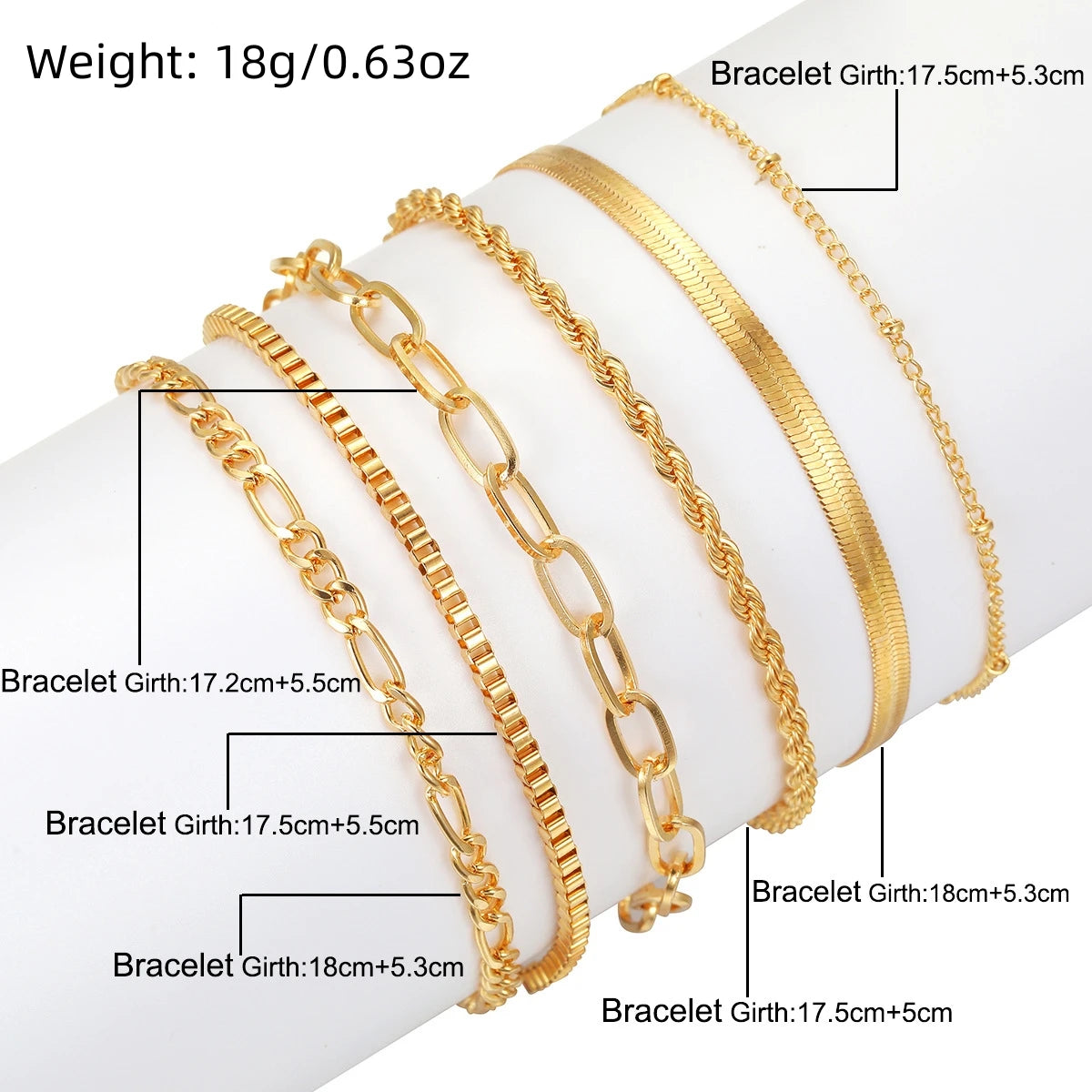 6 piece Bracelet