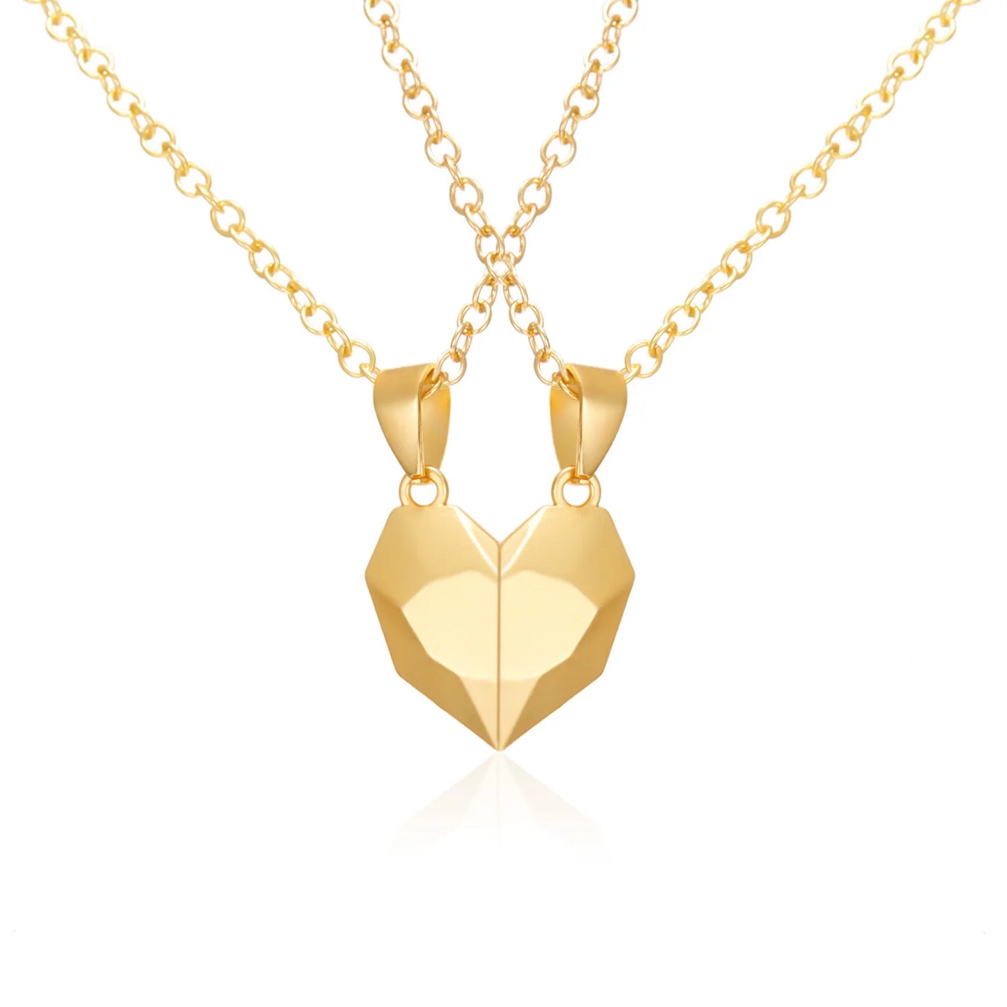 Heart Couple Pendant Necklace